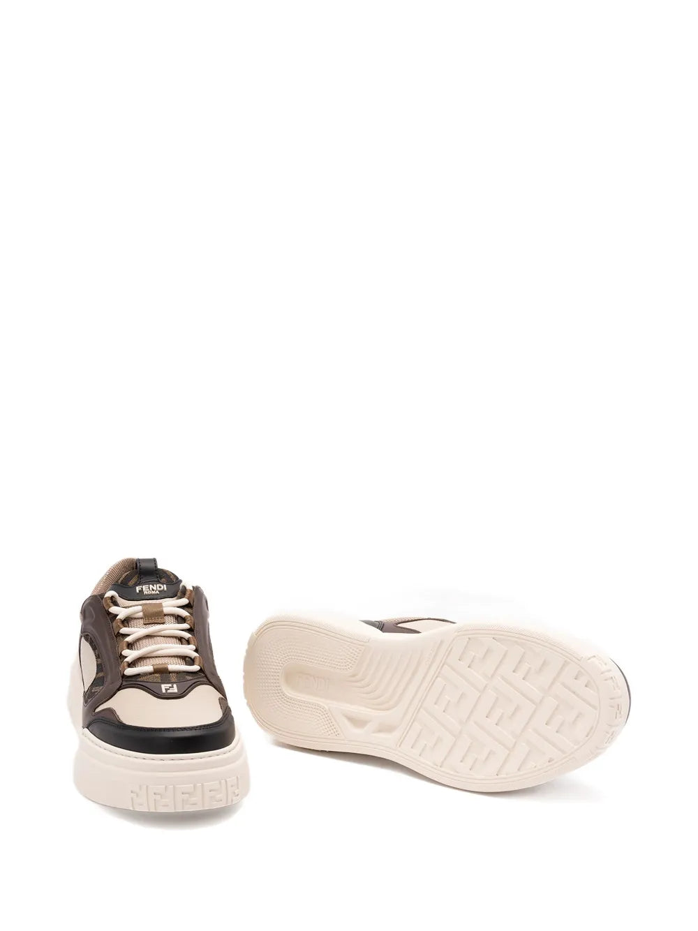 Fendi Force Leather Sneakers