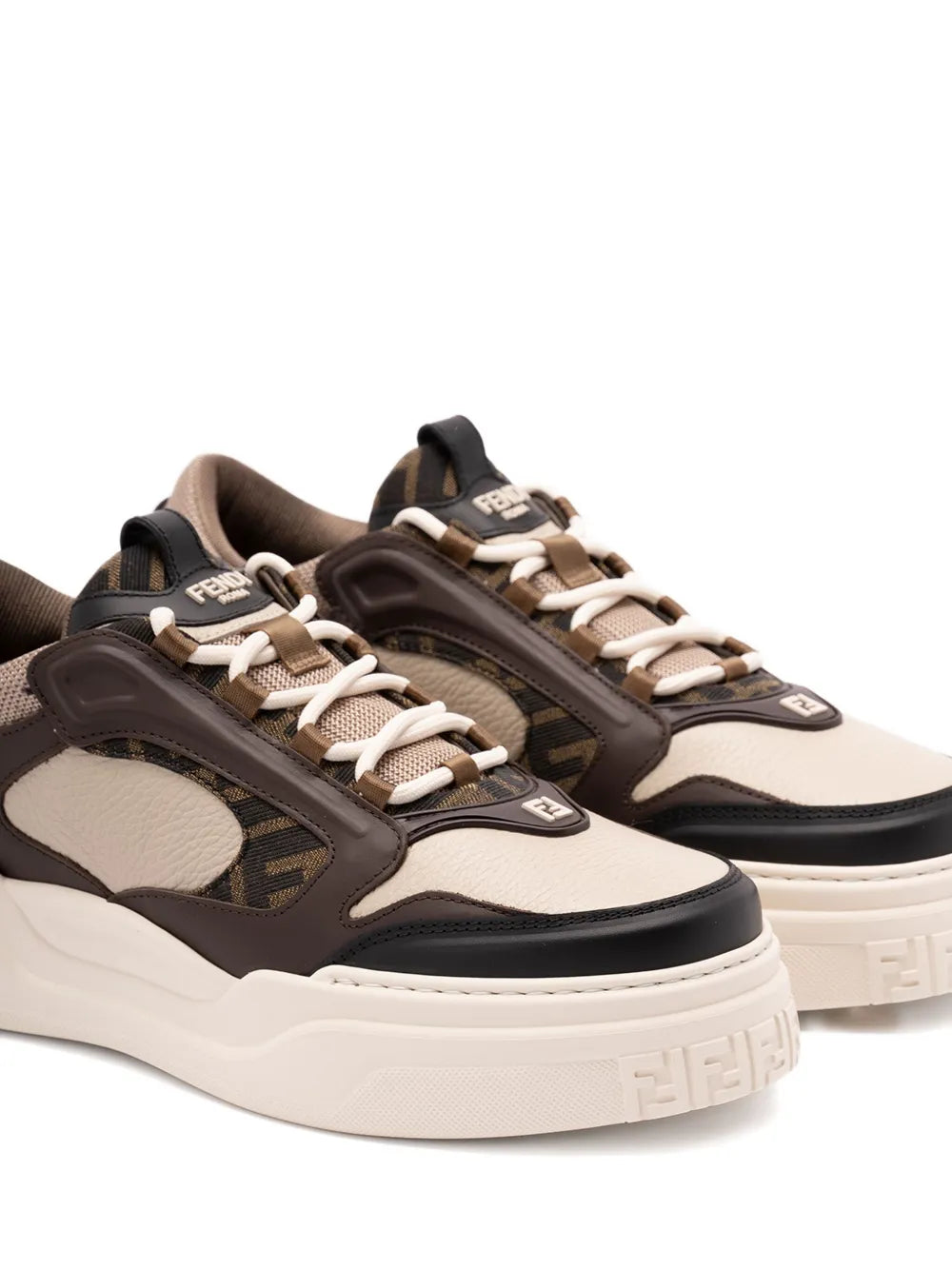 Fendi Force Leather Sneakers