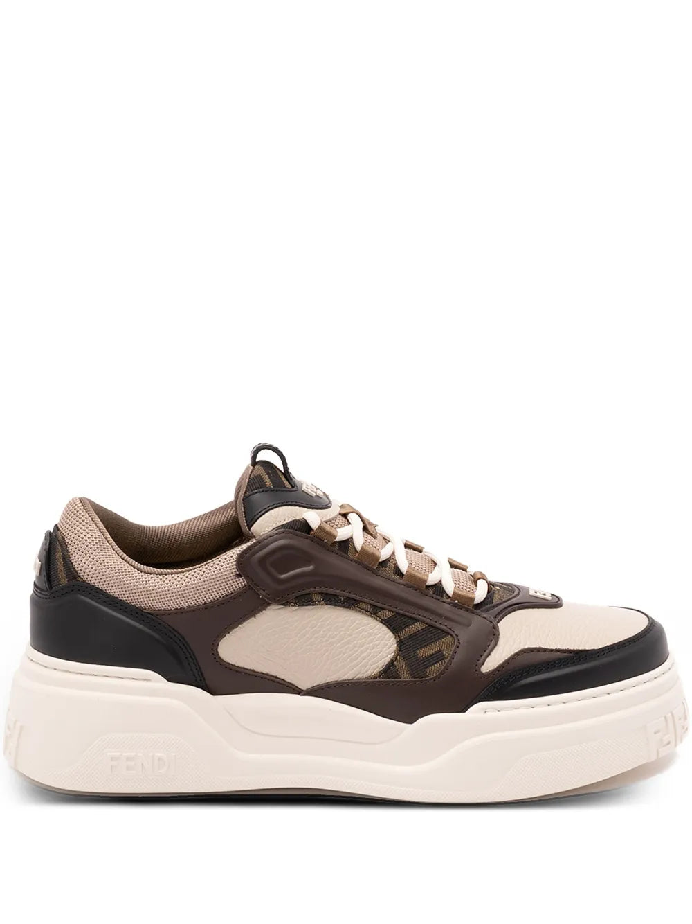 Fendi Force Leather Sneakers