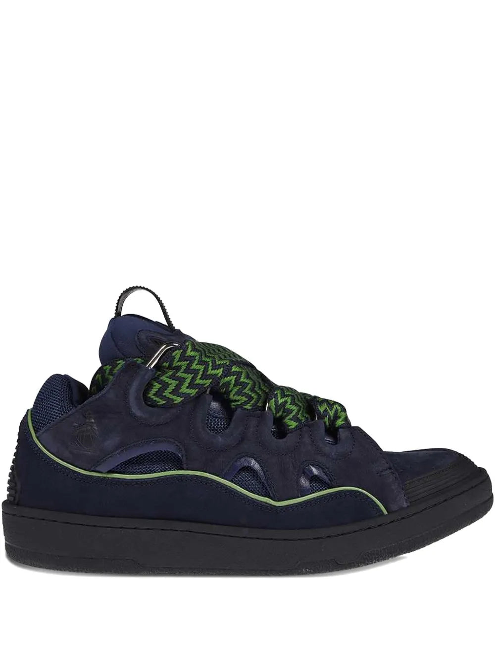 Lanvin Lace-Up Leather Sneakers