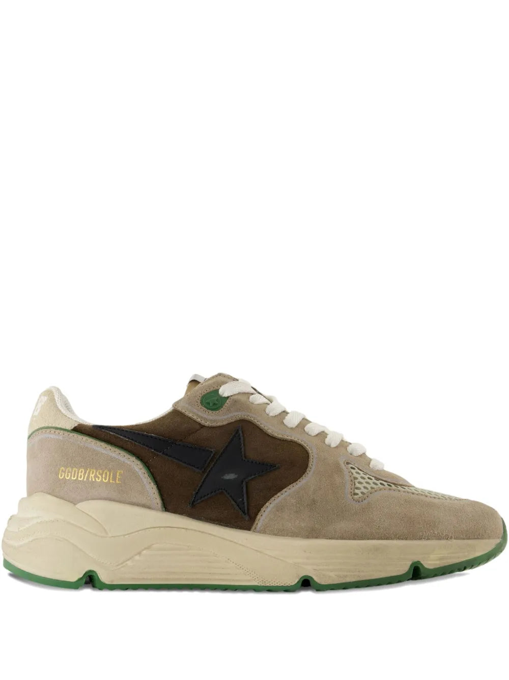 Golden Goose Running Sole Logo-Detail Calfskin Sneakers