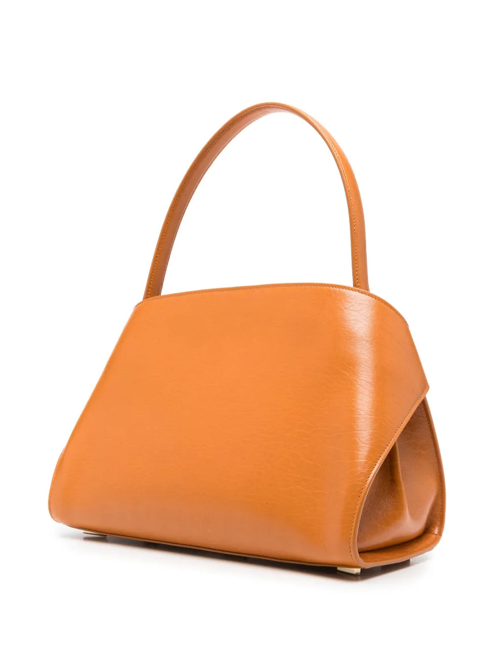 FerragamoHug curved-top clasp tote bag