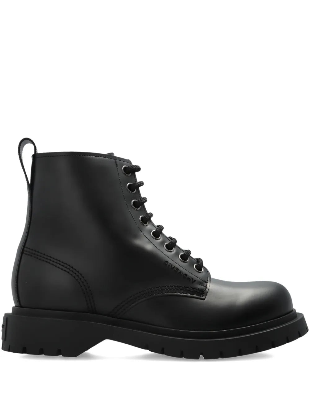 Givenchy Lace-Up Leather Boots