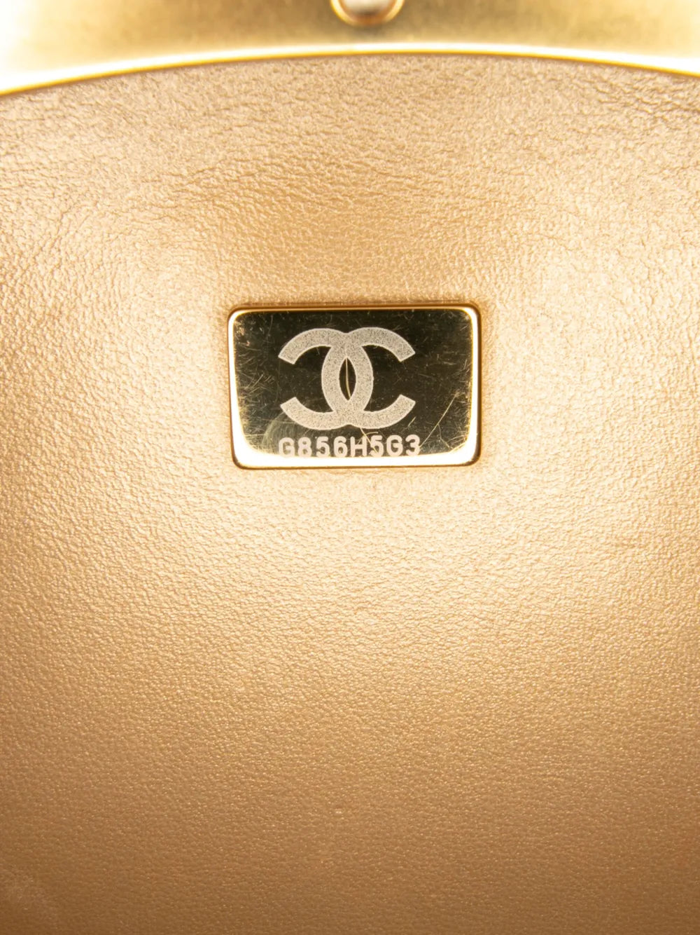 Pre-OwnedCHANEL Pre-Owned2021-2025 CC Quilted Lambskin Frame Vanity Case crossbody bag