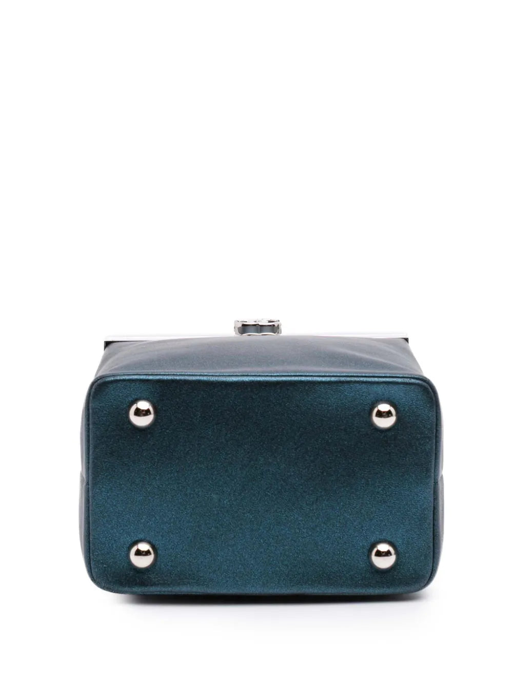 Pre-OwnedCHANEL Pre-Owned2016-2017 CC Metallic Calfskin Case vanity bag