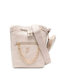 LIU JOchain-detail drawstring bucket bag