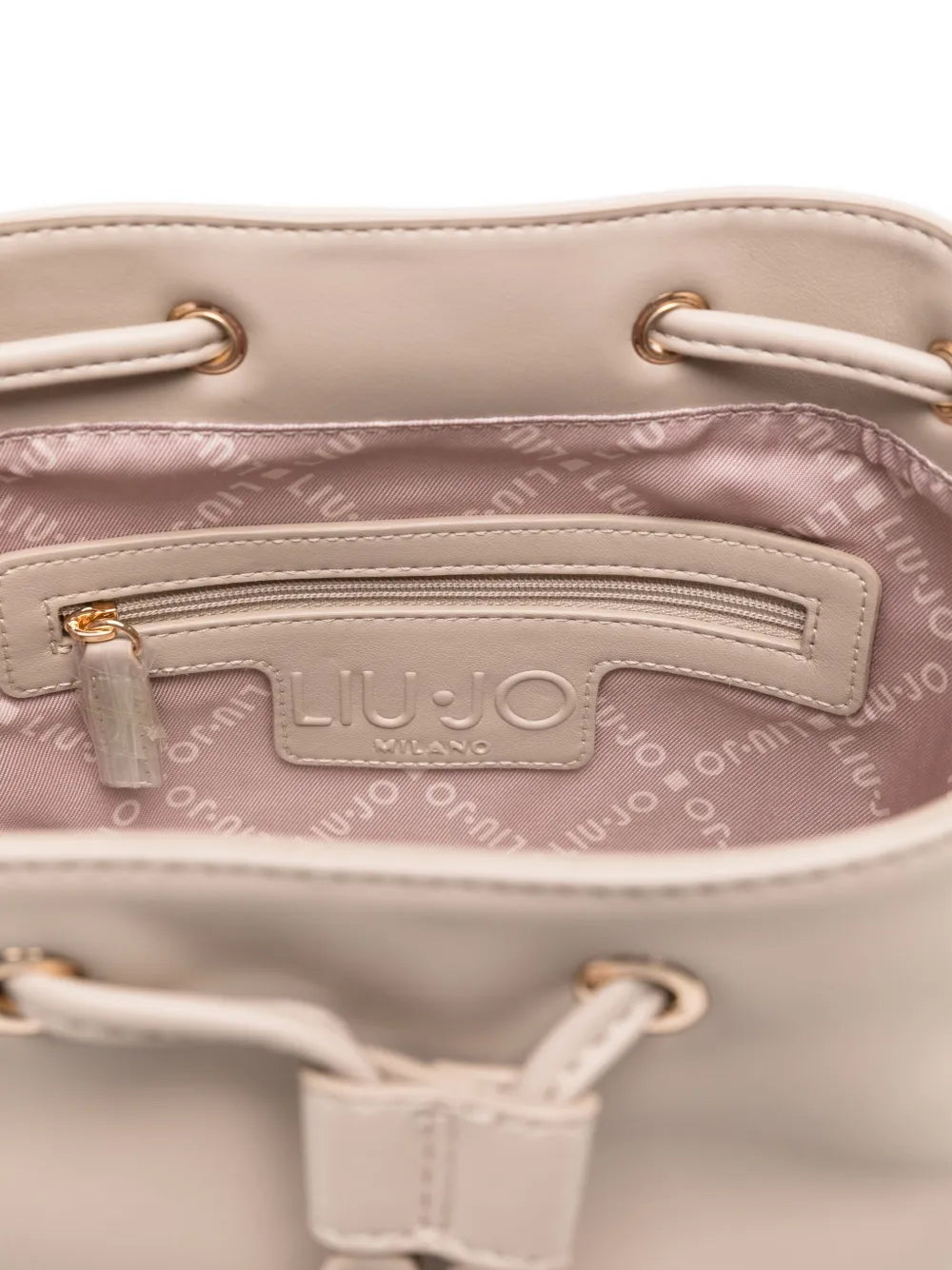 LIU JOchain-detail drawstring bucket bag