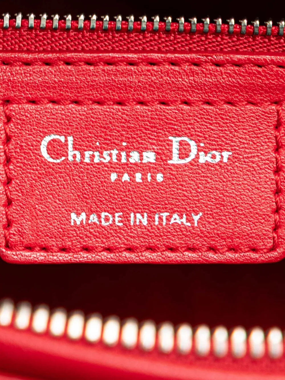 Pre-OwnedChristian Dior Pre-Owned2010 Large Lambskin Cannage Lady Dior satchel