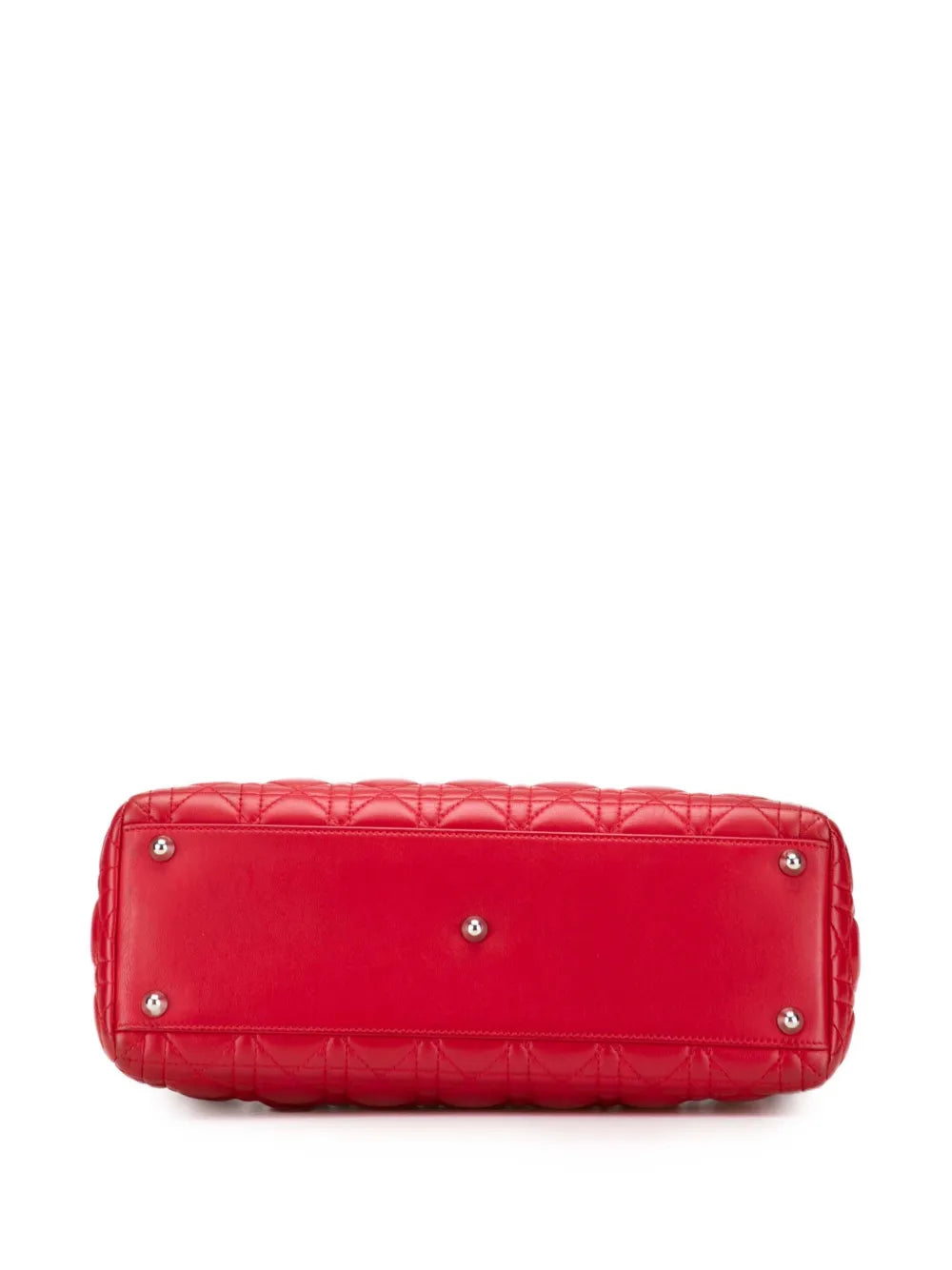 Pre-OwnedChristian Dior Pre-Owned2010 Large Lambskin Cannage Lady Dior satchel