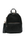 LIU JOembossed-logo tassel backpack