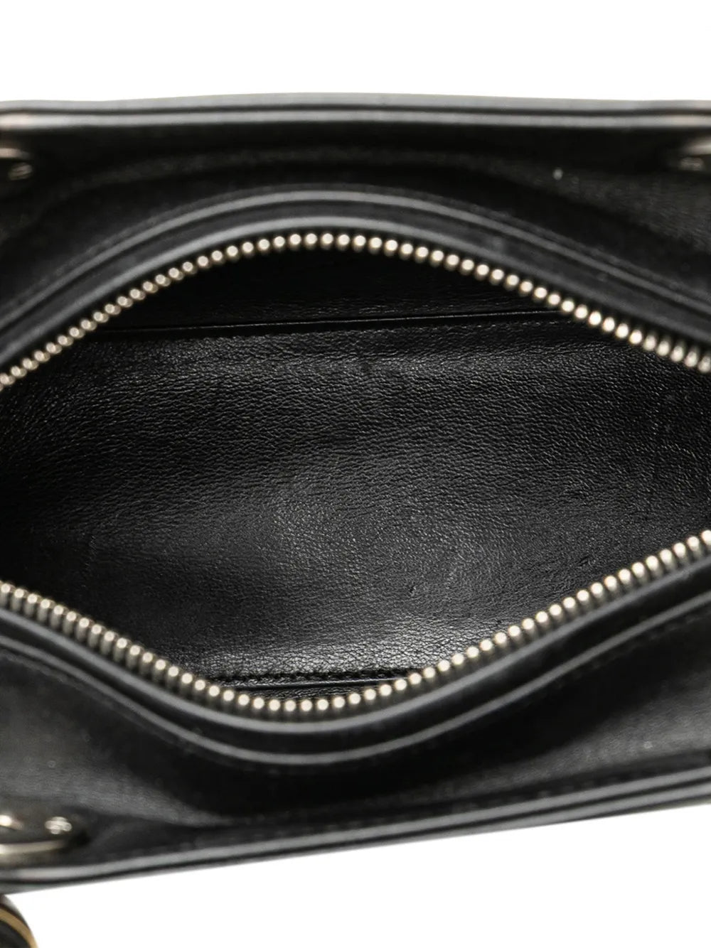 Pre-OwnedChristian Dior Pre-Owned2014 Medium Calfskin Patch Embellished Lady Dior satchel