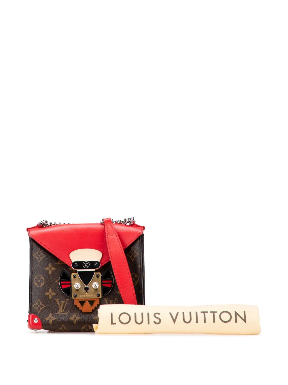 Pre-OwnedLouis Vuitton Pre-Owned2014 Monogram Tribal Mask Pochette PM shoulder bag