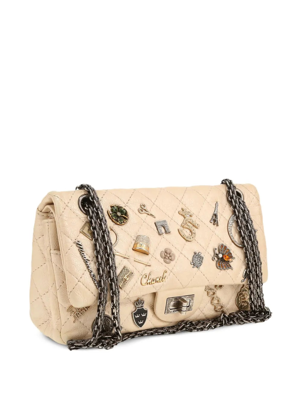 Pre-OwnedCHANEL Pre-Owned2016s Lucky Charms Reissue 2.55 embellished shoulder bag