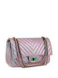 Pre-OwnedCHANEL Pre-Owned2018s 2.55 chevron quilted shoulder bag