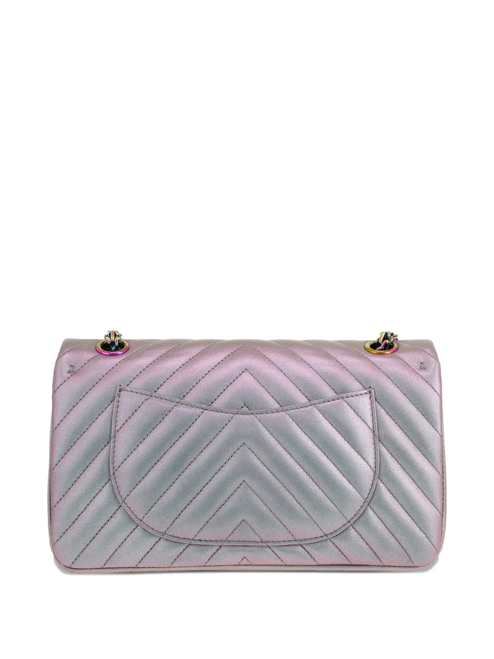 Pre-OwnedCHANEL Pre-Owned2018s 2.55 chevron quilted shoulder bag