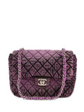 Pre-OwnedCHANEL Pre-Owneddiamond-quilted denim cross body bag