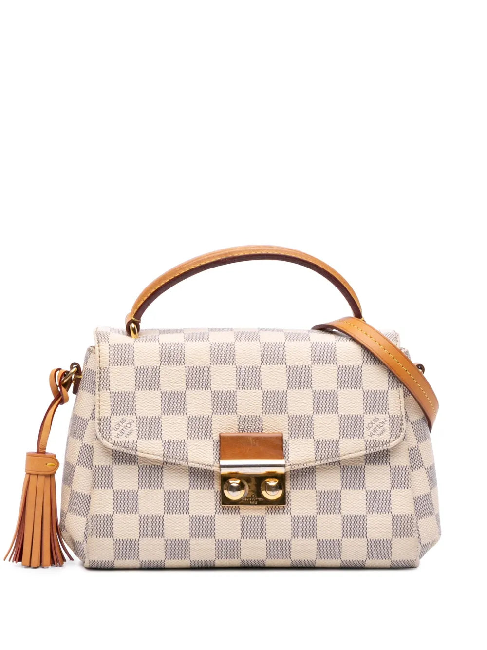 Pre-OwnedLouis Vuitton Pre-Owned2017 Damier Azur Croisette satchel