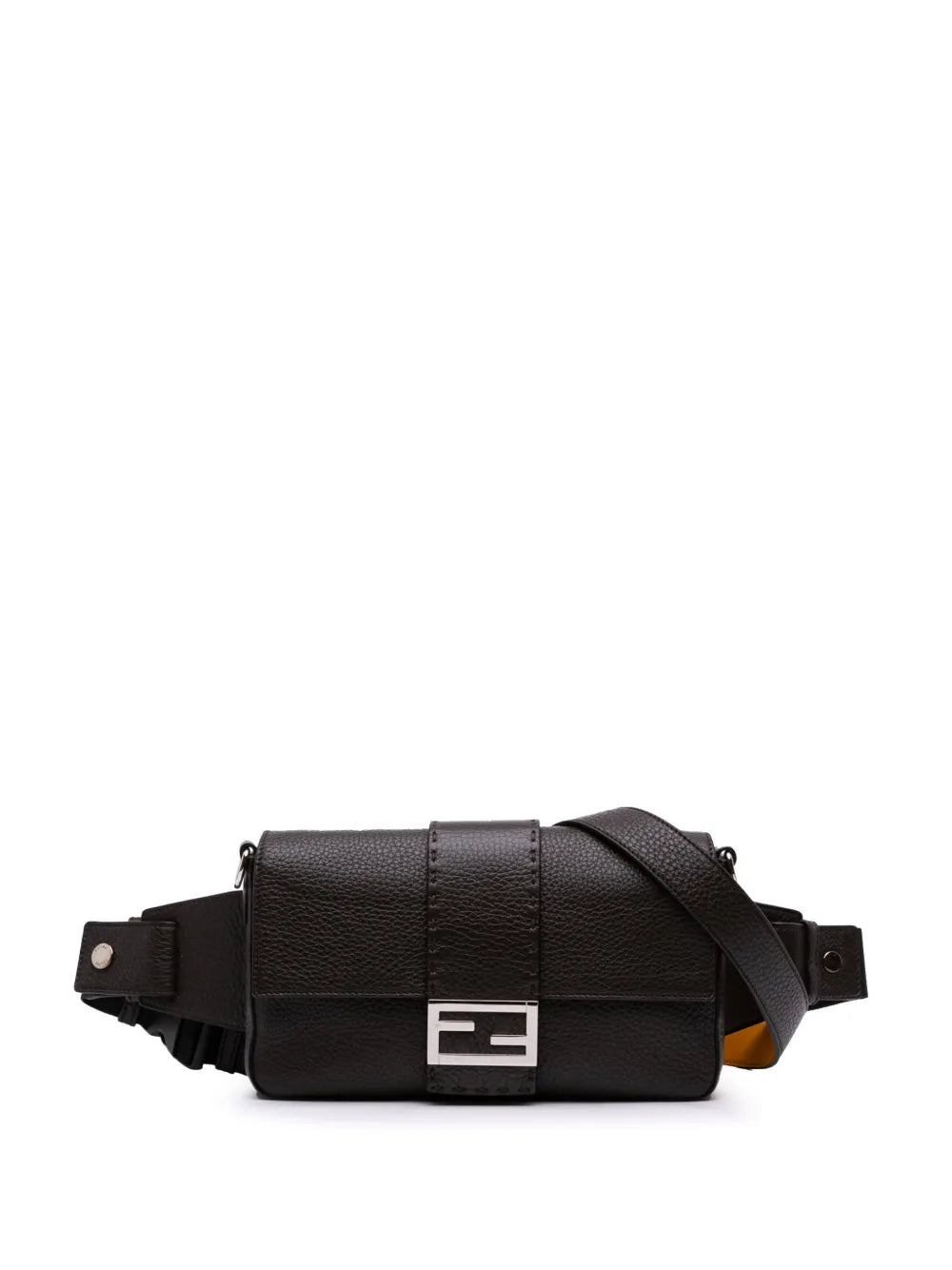 Pre-OwnedFendi Pre-Owned2000-2010 Leather Selleria Convertible Baguette satchel