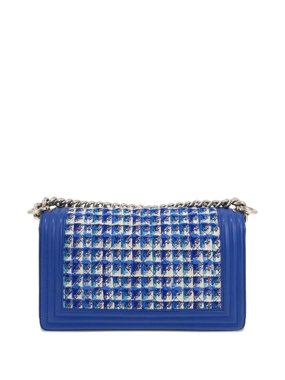 Pre-OwnedCHANEL Pre-OwnedBoy tweed-chain shoulder bag