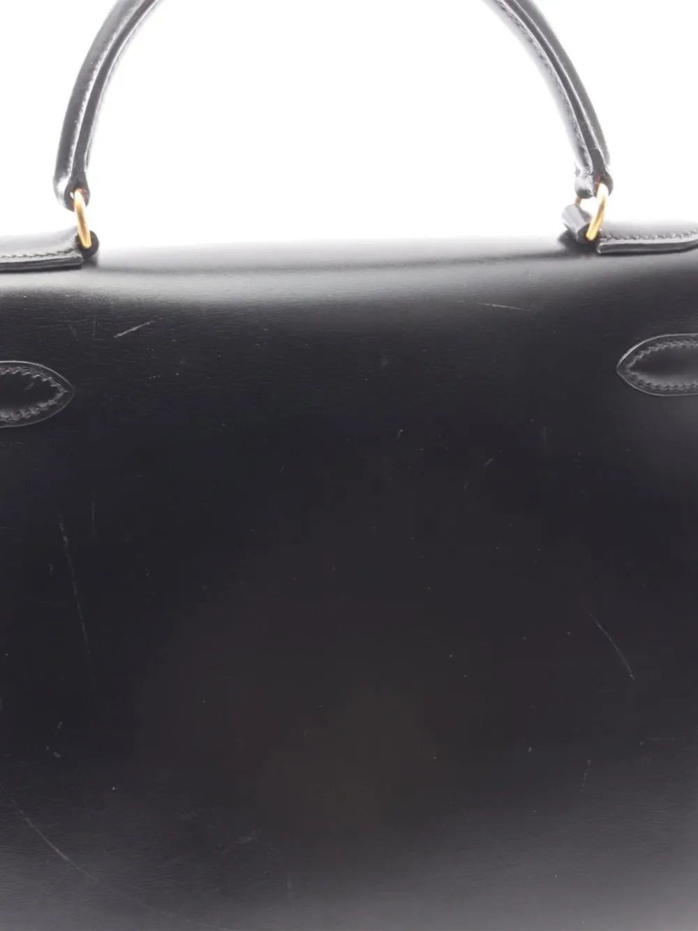 Pre-OwnedHermre-Owned1988 Box Calf Kelly Sellier 28 satchel