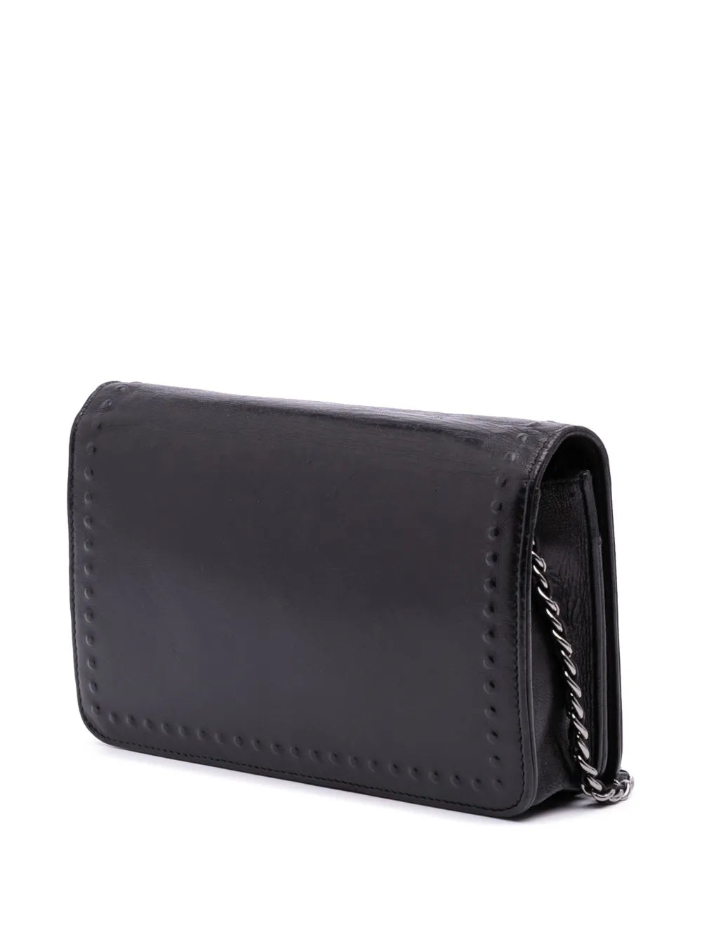 Pre-OwnedCHANEL Pre-Owned2013-2014 CC Embossed Lambskin Wallet on Chain crossbody bag