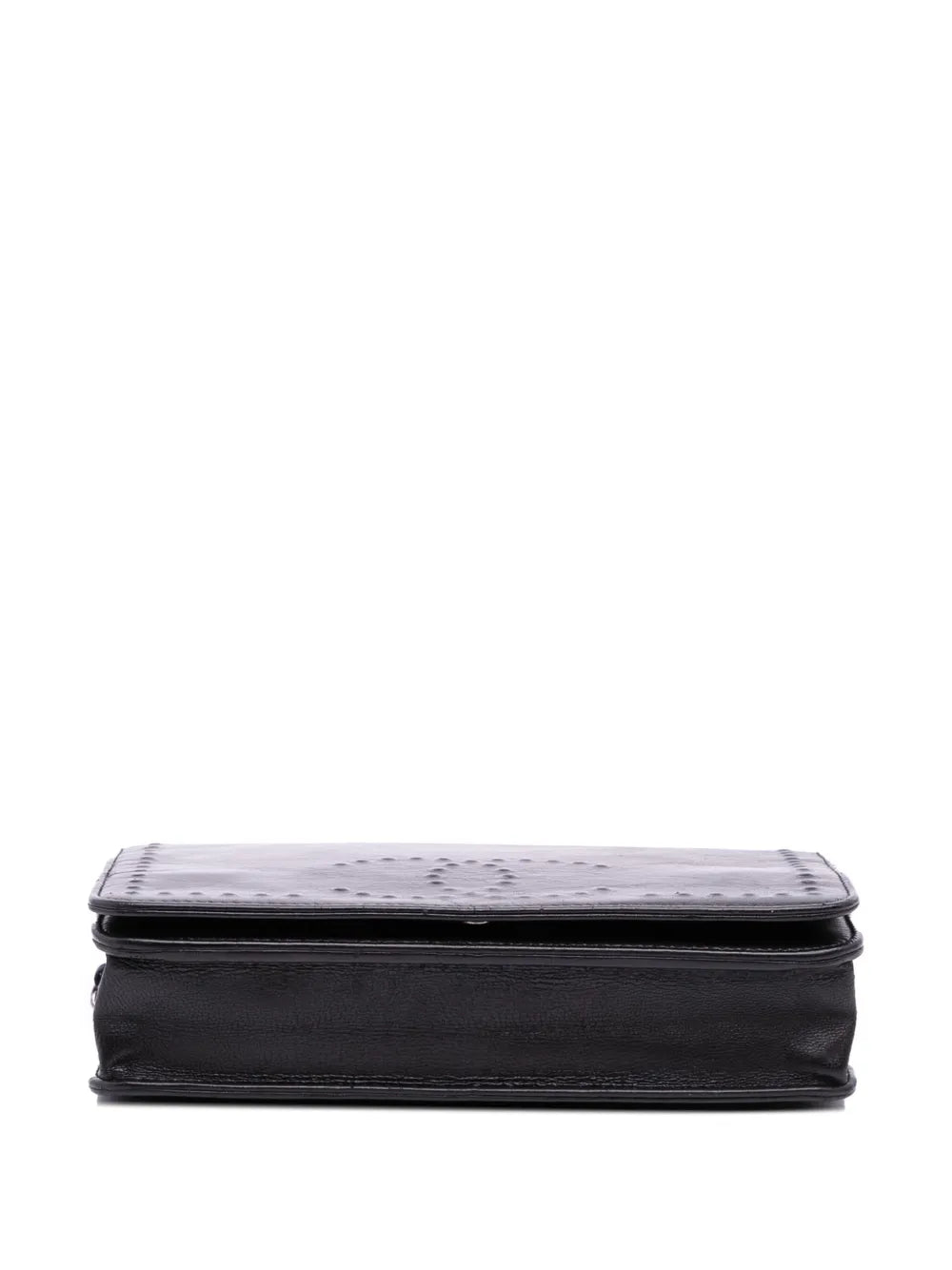 Pre-OwnedCHANEL Pre-Owned2013-2014 CC Embossed Lambskin Wallet on Chain crossbody bag