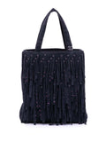 Pre-OwnedCHANEL Pre-Owned2000-2002 Mini Suede Studded Fringe tote bag