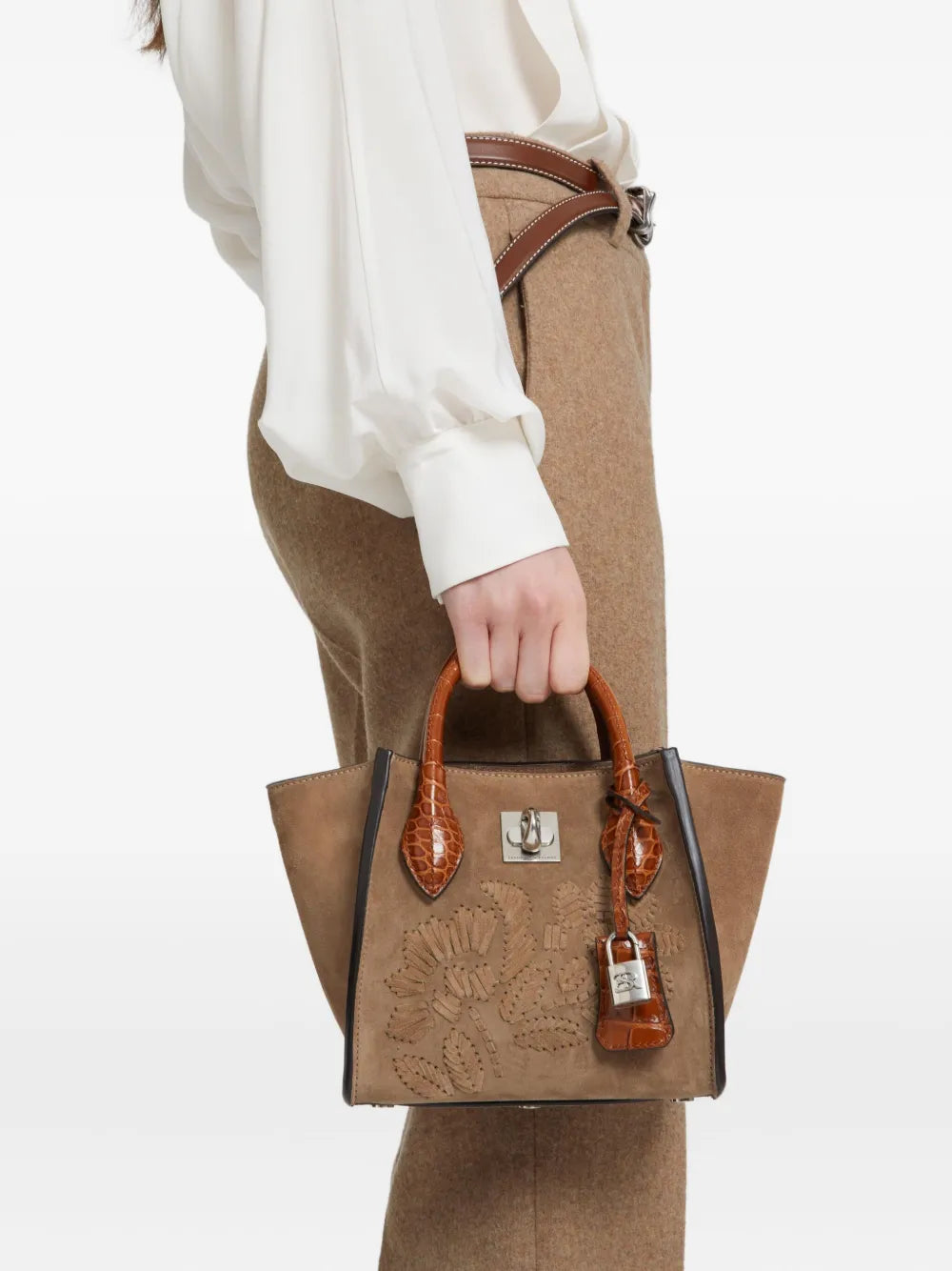 Ermanno Scervinomini Maggie embroidered tote bag