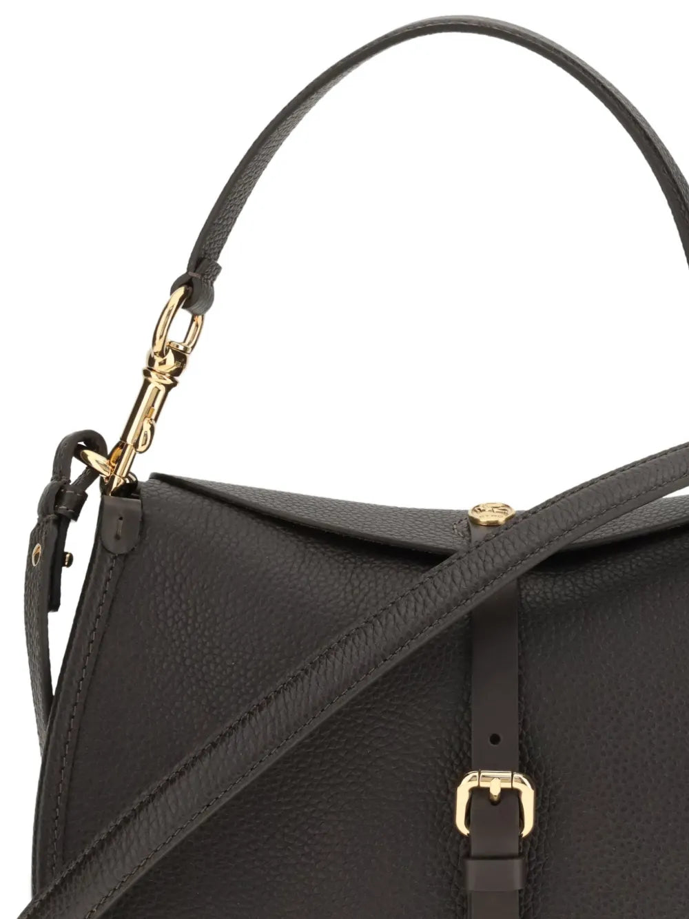 ETROmedium buckle-fastening pebble-leather shoulder bag