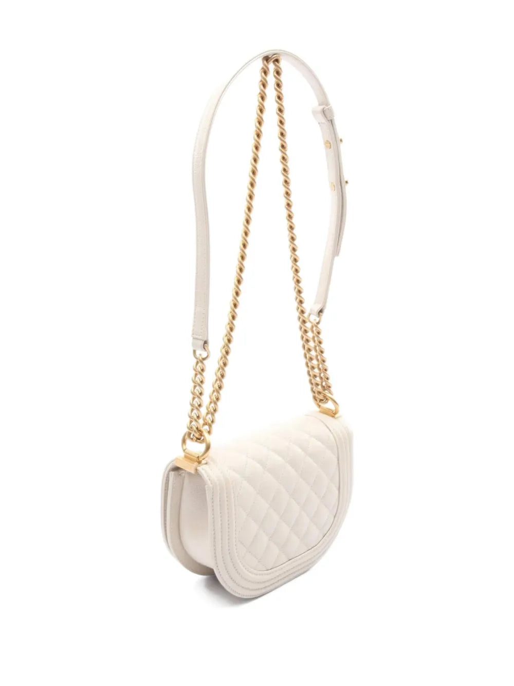 Pre-OwnedCHANEL Pre-Owned2021 small Boy quilted-chain crossbodybag bag