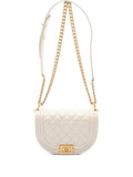 Pre-OwnedCHANEL Pre-Owned2021 small Boy quilted-chain crossbodybag bag