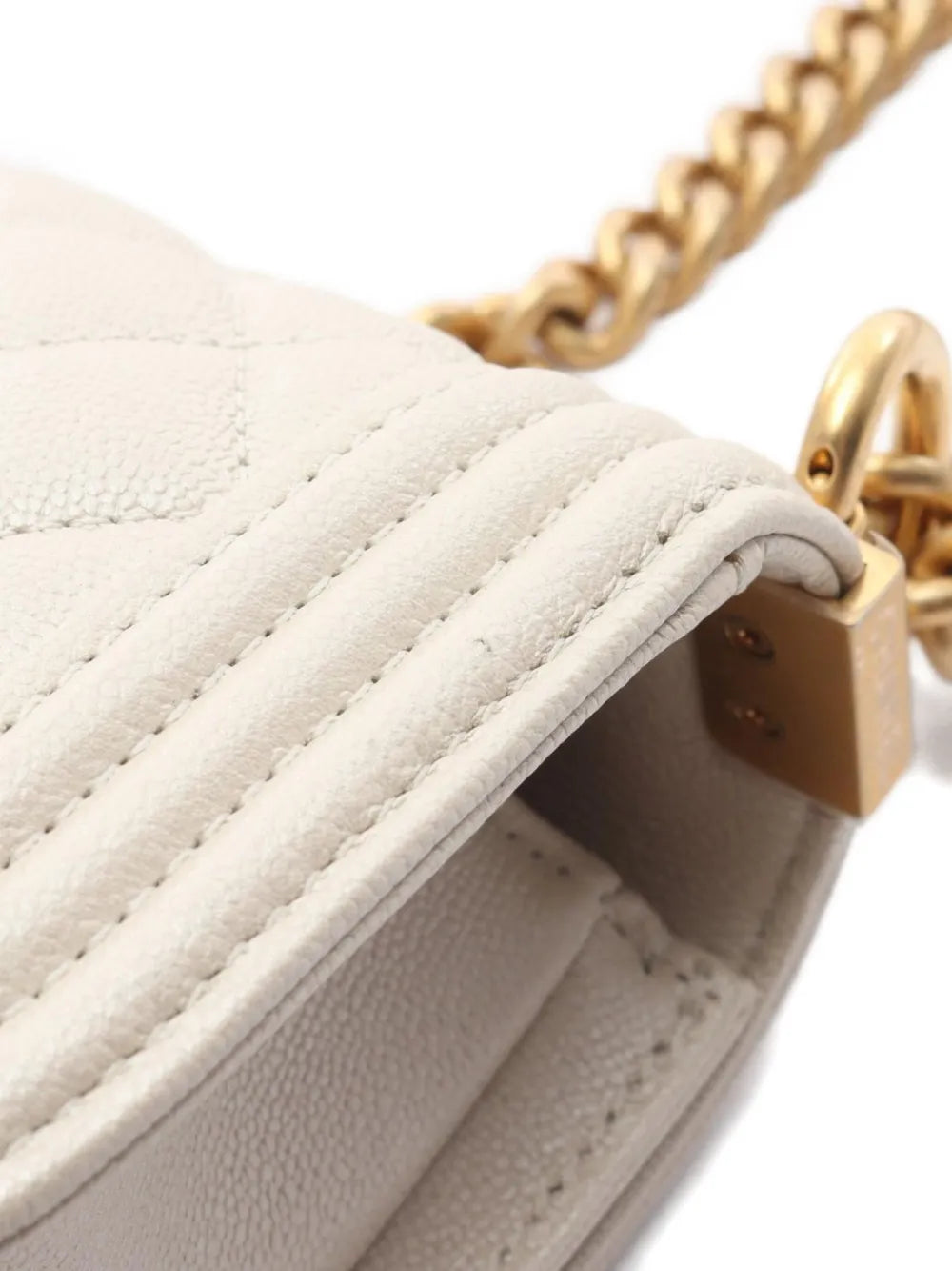 Pre-OwnedCHANEL Pre-Owned2021 small Boy quilted-chain crossbodybag bag