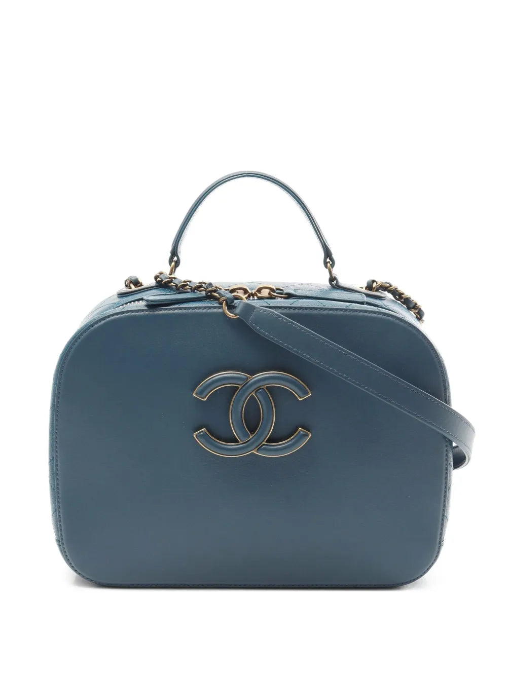 Pre-OwnedCHANEL Pre-Owned2016-2017s Coco Mark leather shoulder bag