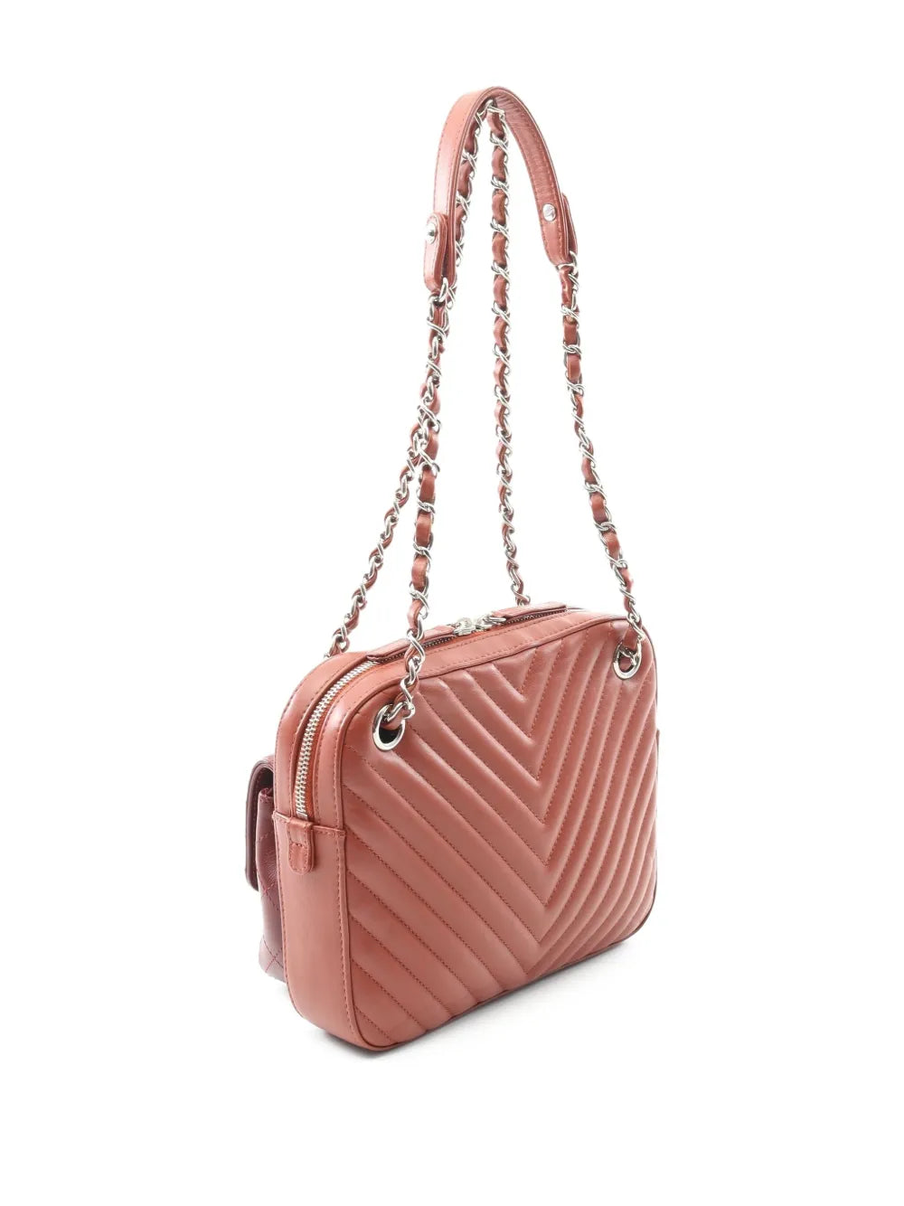 Pre-OwnedCHANEL Pre-Owned2018 chevron-quilted chain shoulder bag