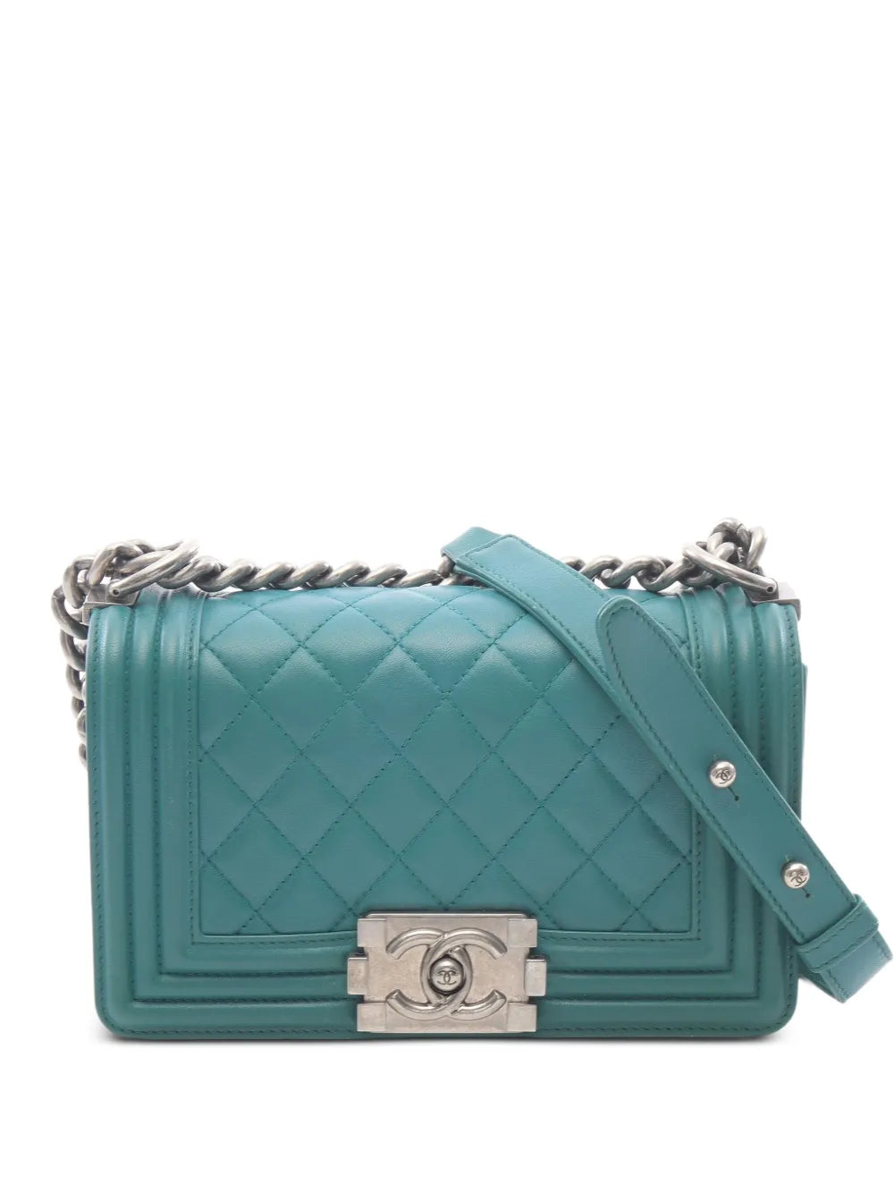 Pre-OwnedCHANEL Pre-Owned2014 quilted chain shoulder bag