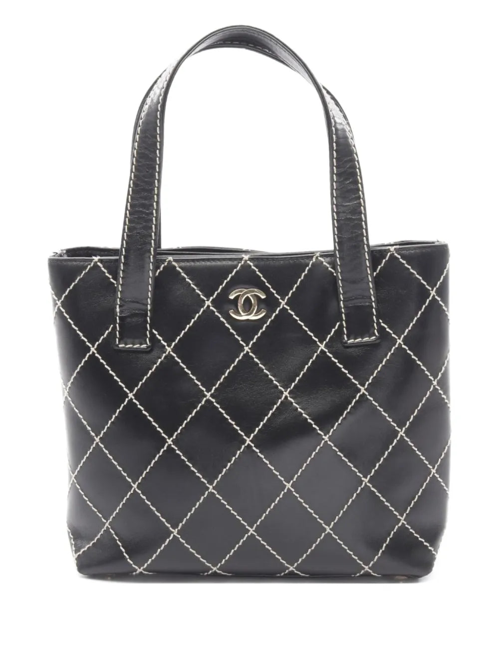 Pre-OwnedCHANEL Pre-Owned2002-2003 stitch detail handbag
