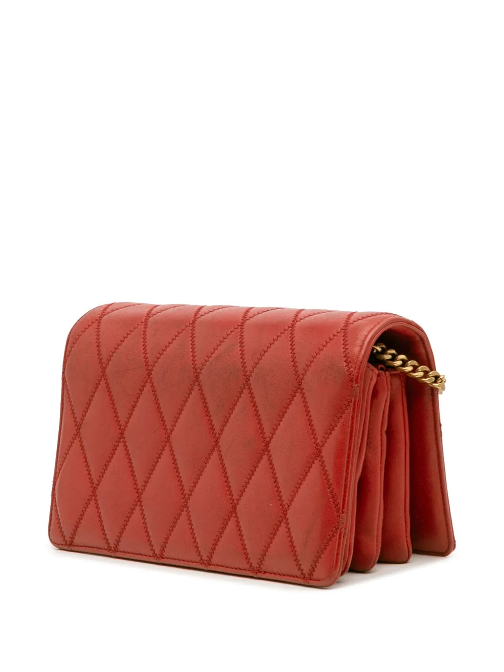 Pre-OwnedSaint Laurent Pre-Owned2019 Diamond Quilted Lambskin Angie Chain Bag crossbody bag