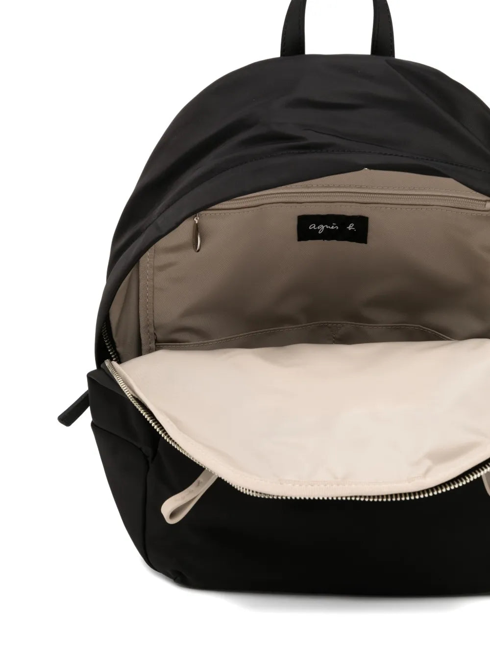 agn? b. logo-plaque backpack