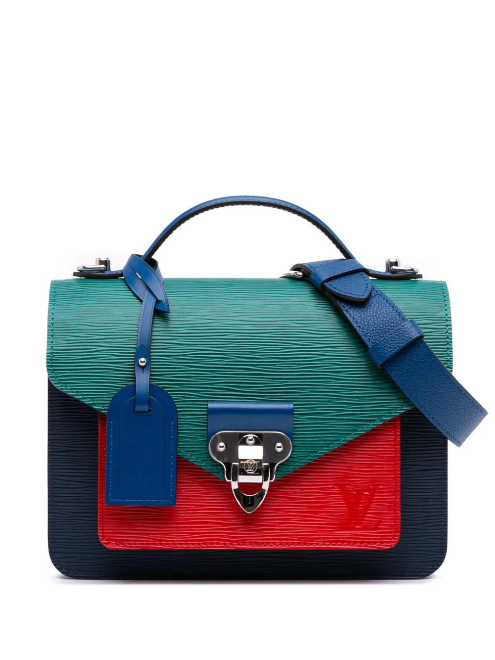 Pre-OwnedLouis Vuitton Pre-Owned2019 Tricolor Epi Neo Monceau satchel