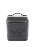 Pre-OwnedCHANEL Pre-Owned2002-2003 CC Caviar Case vanity bag