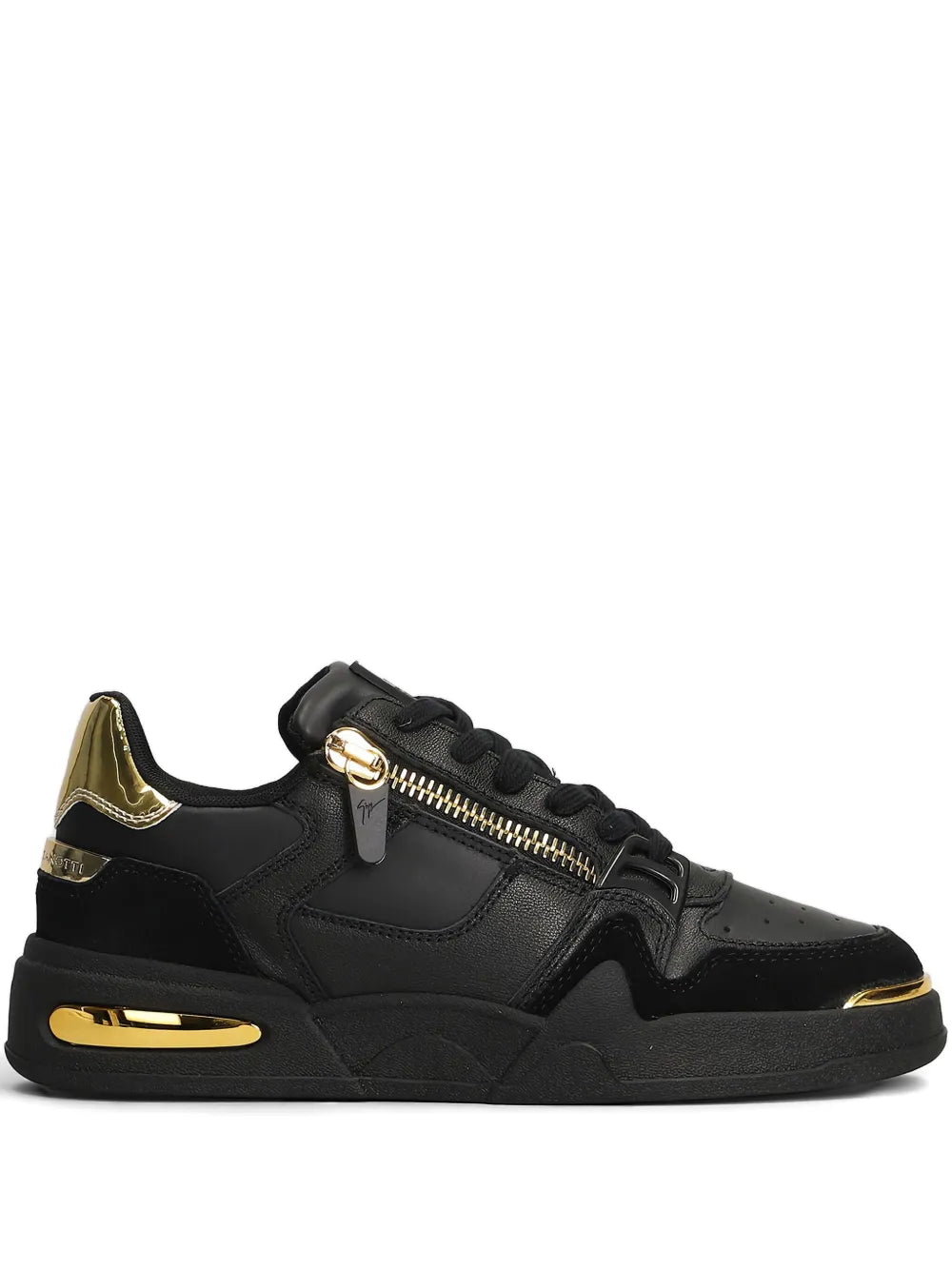 Giuseppe Zanotti Zip-Detail Leather Sneakers