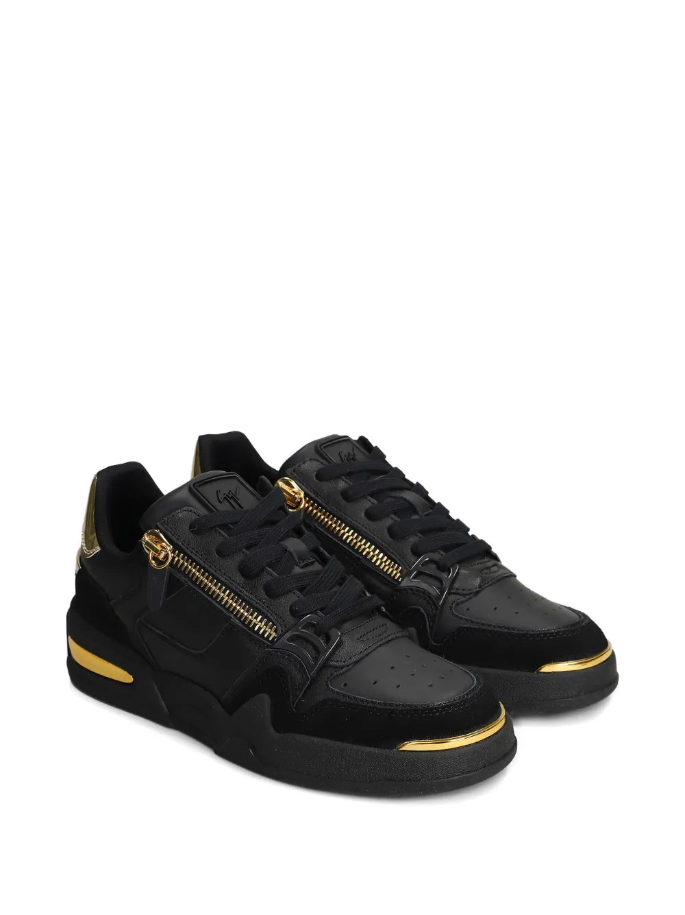 Giuseppe Zanotti Zip-Detail Leather Sneakers