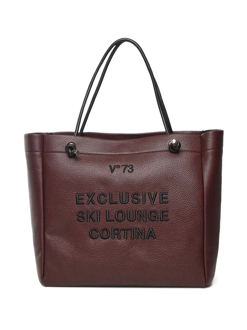V?3Cortina embroidered-lettering tote bag
