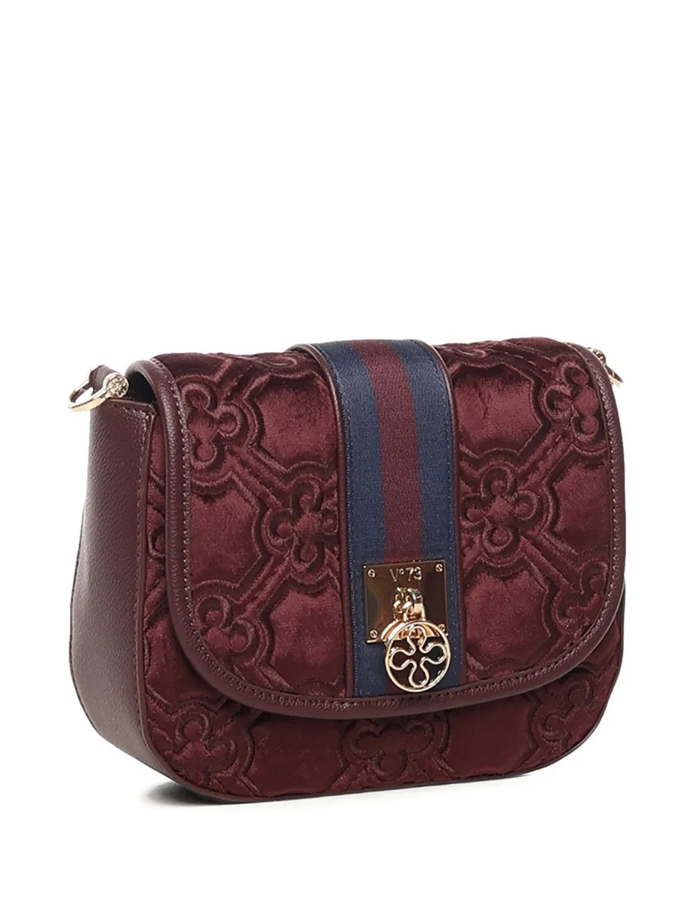 V?3quilted-effect shoulder bag