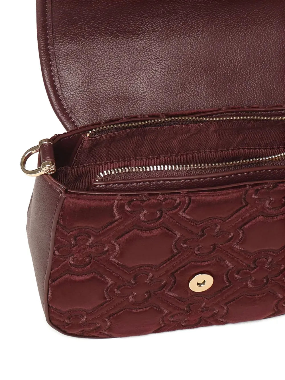 V?3quilted-effect shoulder bag