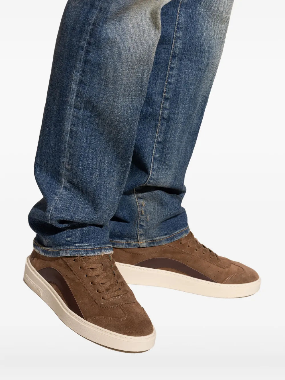 Dsquared2 Suede Leather Lace-Up Sneakers