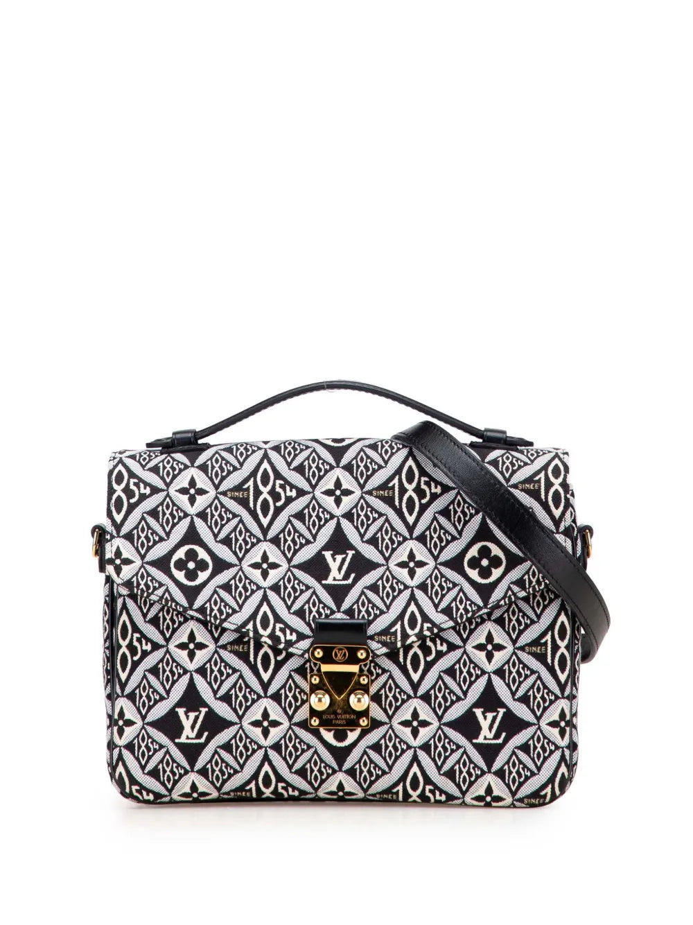 Pre-OwnedLouis Vuitton Pre-Owned2021 Monogram Jacquard Since 1854 Pochette Metis satchel
