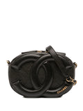 Pre-OwnedCHANEL Pre-Owned2019 CC Quilted Lambskin Coco Midnight Camera Bag crossbody bag
