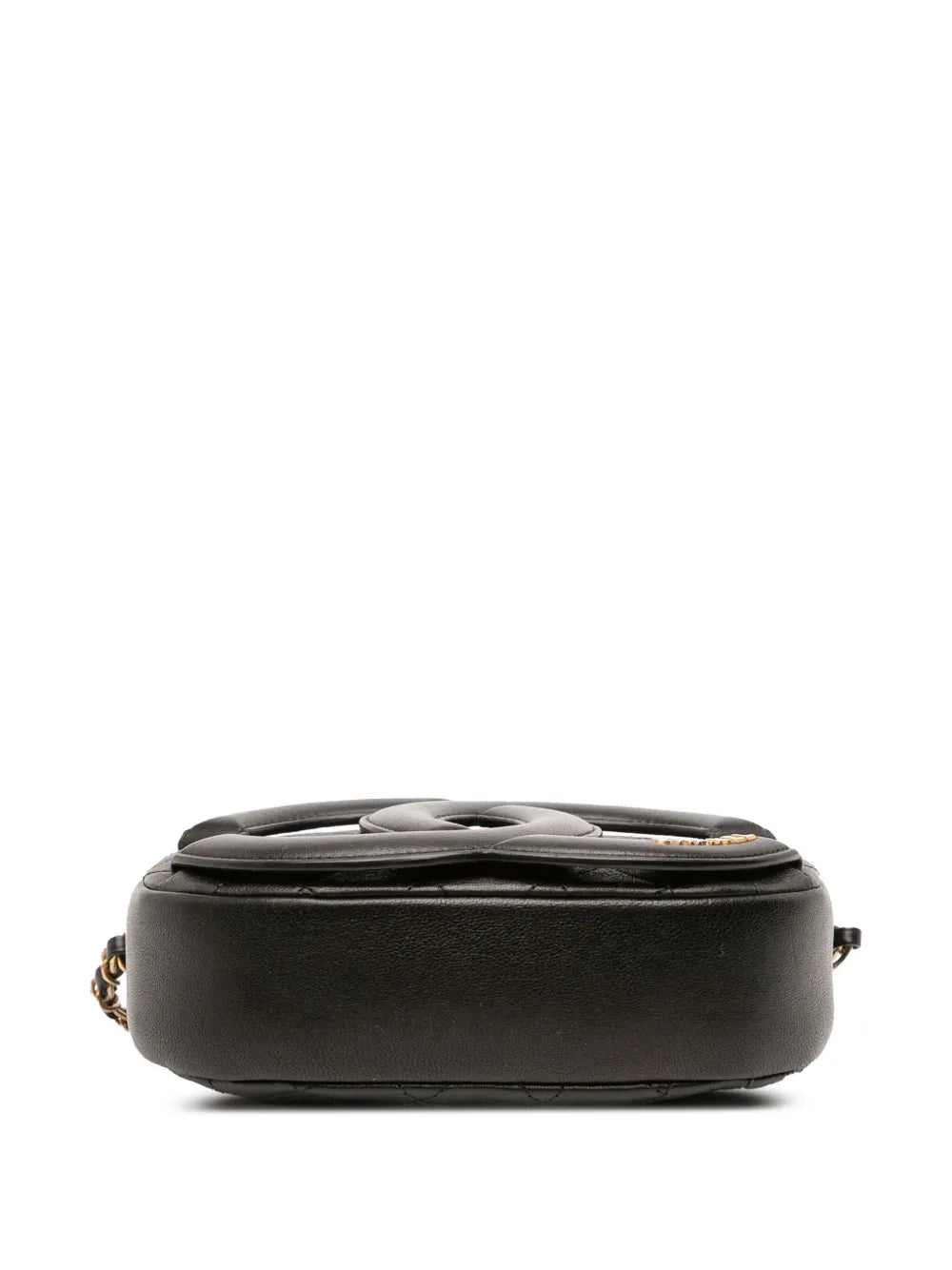 Pre-OwnedCHANEL Pre-Owned2019 CC Quilted Lambskin Coco Midnight Camera Bag crossbody bag