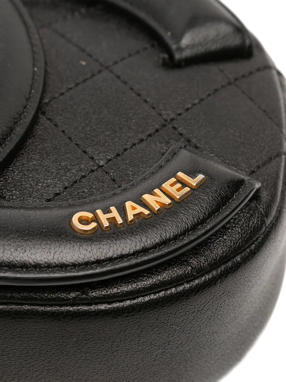 Pre-OwnedCHANEL Pre-Owned2019 CC Quilted Lambskin Coco Midnight Camera Bag crossbody bag